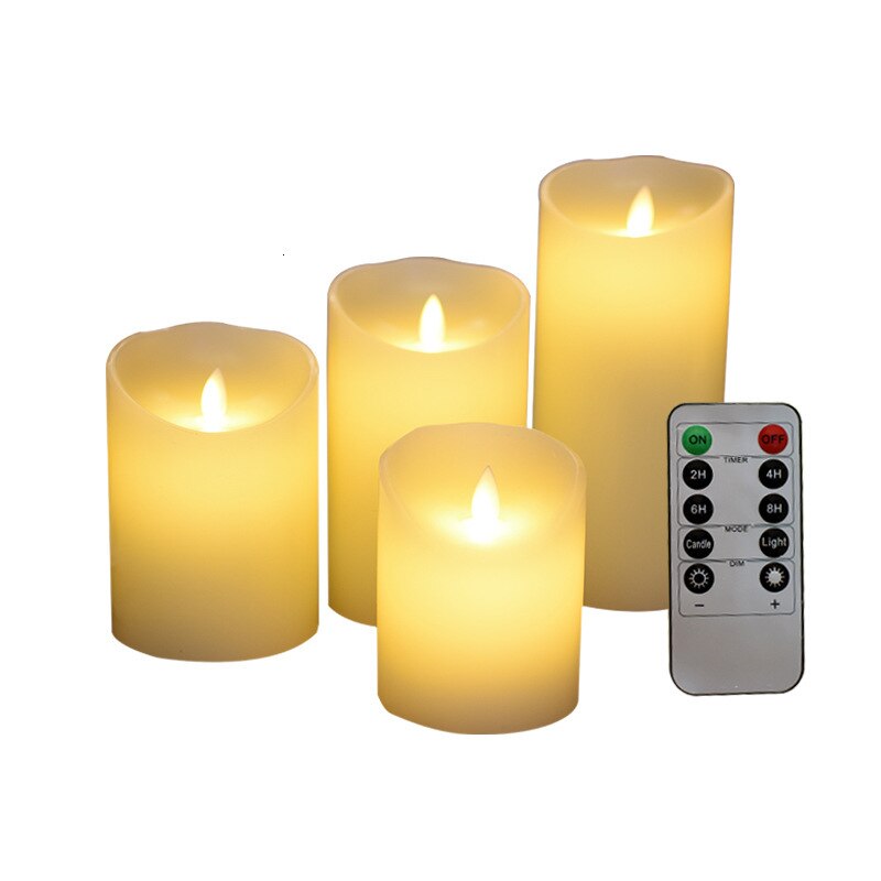 Key Remote Control Led Candle Home Furnishing Night-light Romantic Buddhism Candle Lamp happy birthday Christmas LED Candle