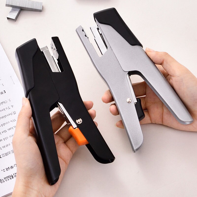 Deli Big Hand Held Heavy Duty Stapler Business Document Binding Tool Student Stationery School Office Supply