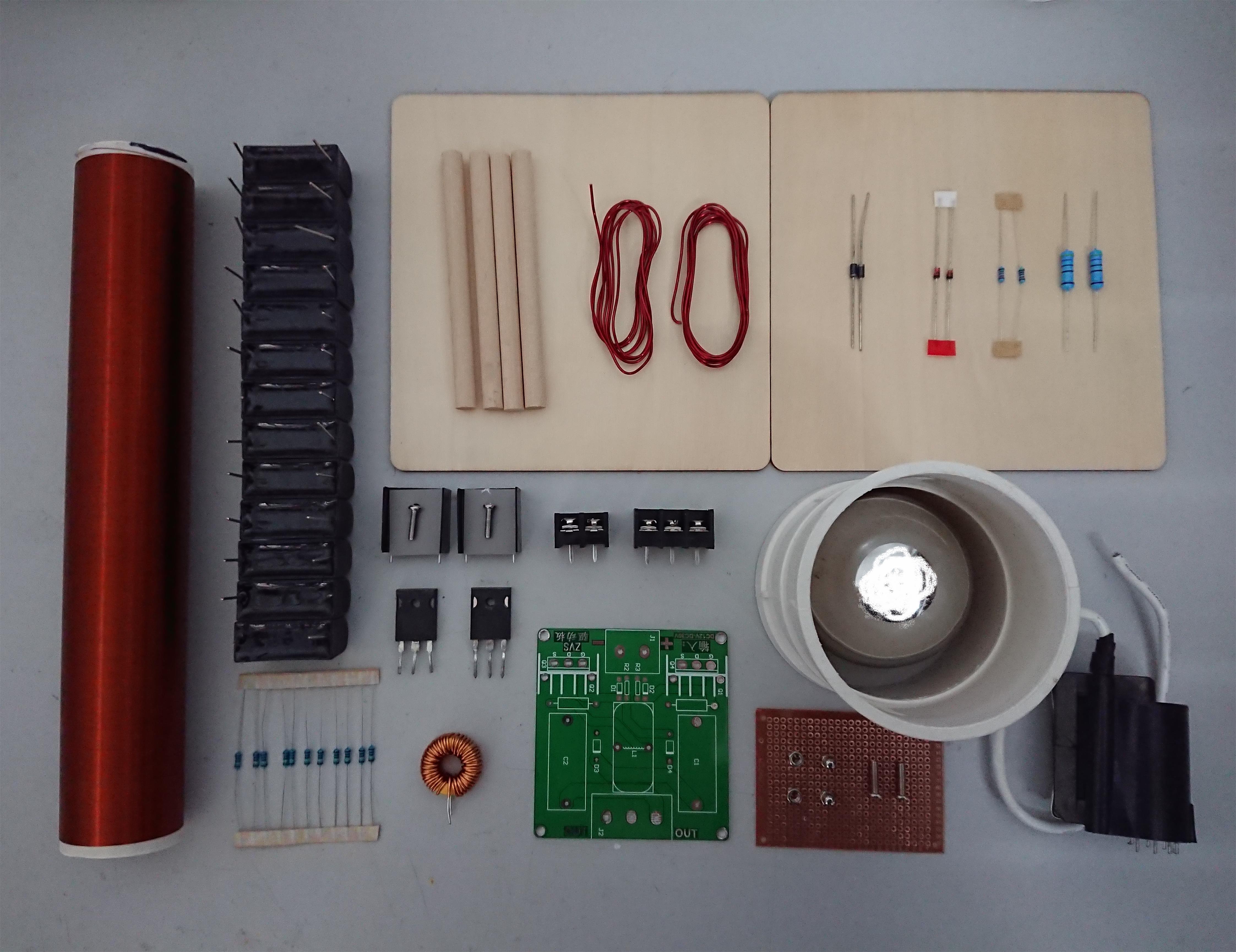 Kipinäväli musiikki tesla kela kit diy tekniikka keinotekoisen salaman valmistamiseksi sstc