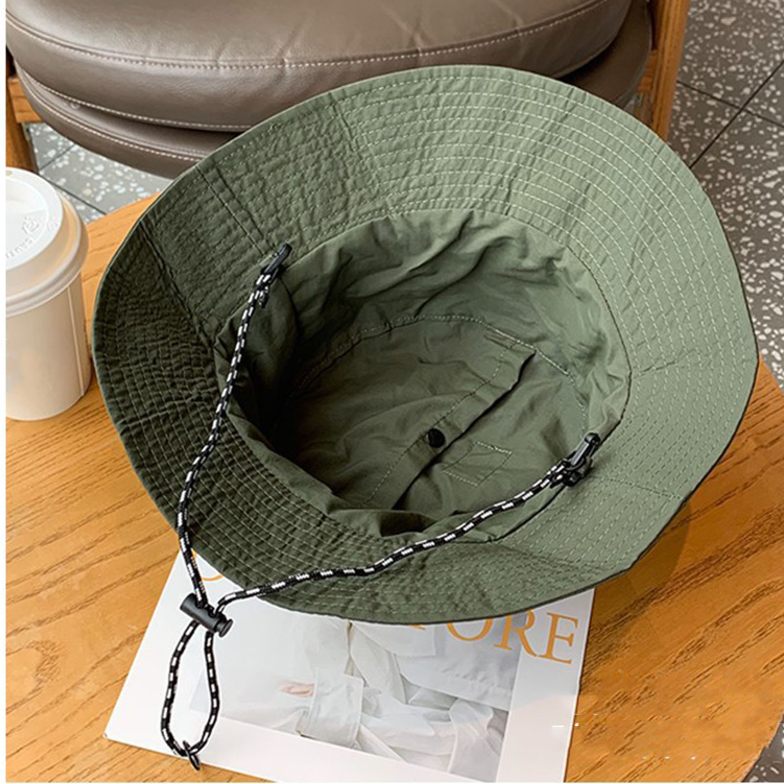 Cappello da pescatore pieghevole Protezione UV Cappelli Panama Parasole Cappello da pescatore impermeabile Berretto ad asciugatura rapida per la pesca in campeggio