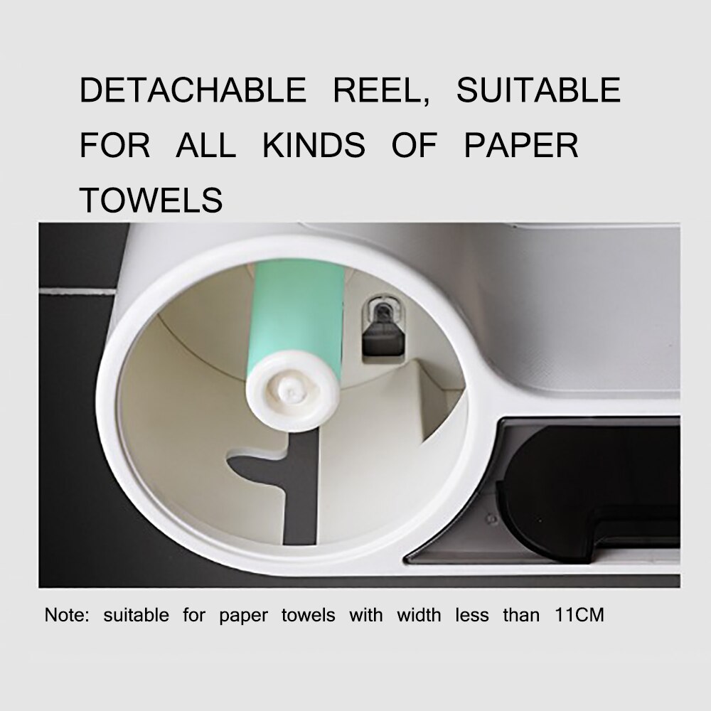 Wall Mount Toilet Paper Holder Toilet Paper Tray Roll Paper Tube Storage Box Tray Tissue Box Home Bathroom Product