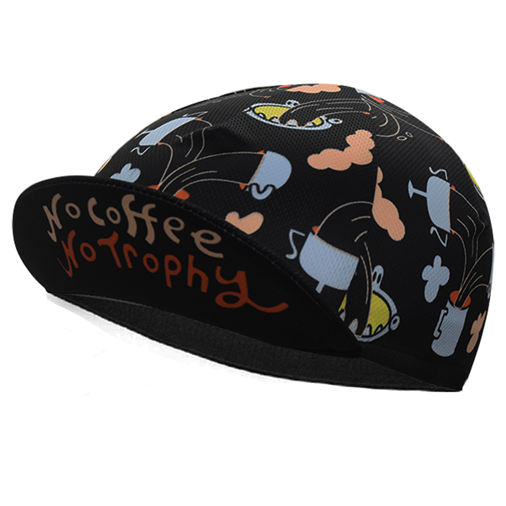 Bahre & Kaffee Radfahren Kappe Lustige Rennrad Hütte Atmungsaktive Kies Fahrrad Kopfbedeckung Männer und Frauen Gorra Ciclismo: Orange