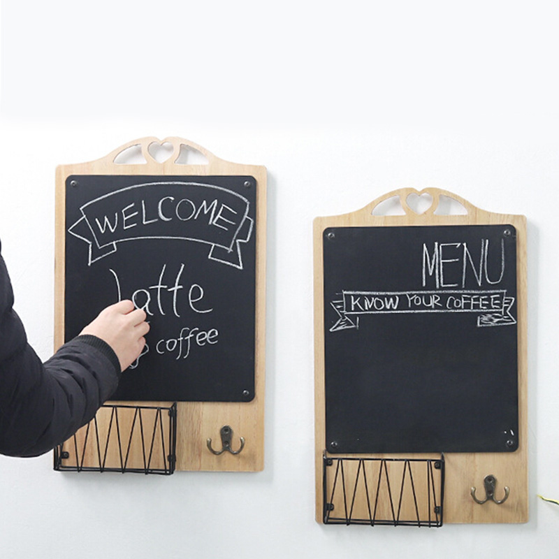 1 stk kaffemeny teskilt wi-fi bar ølkunstplakater kaffekafé veggtavle med holder 47.3*30cm