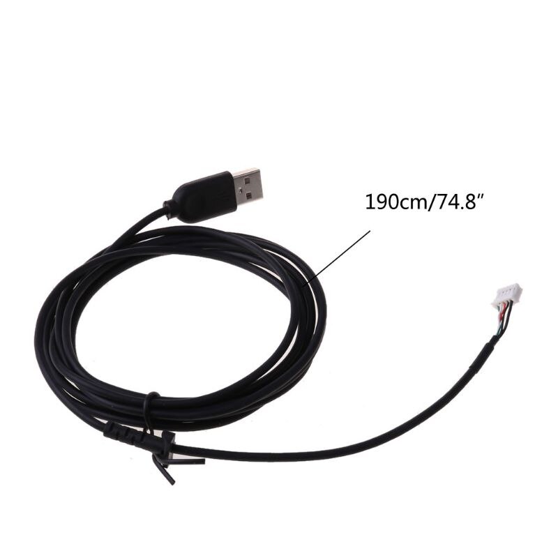 2020 nowa linia kablowa USB z miękką myszą kabel zastępczy robić myszy logitech G402 Hyperion Furia