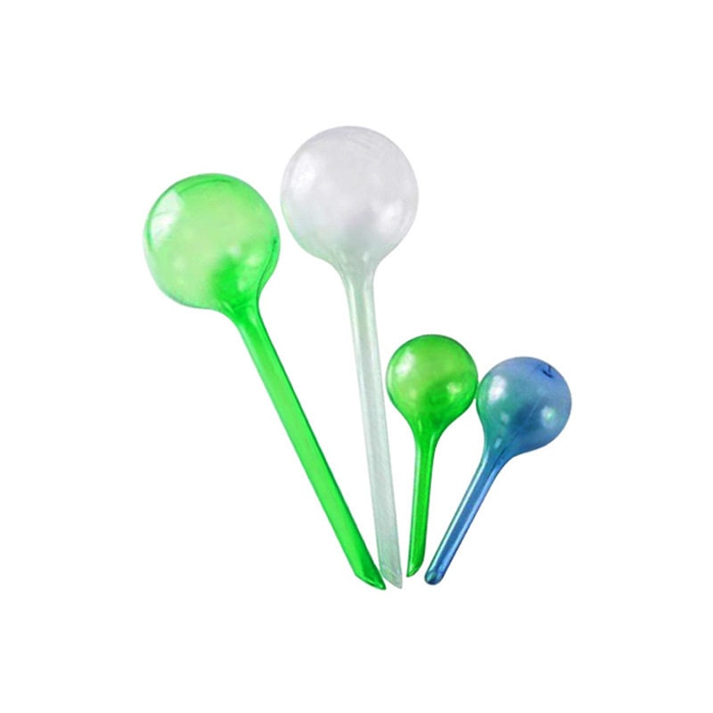 1/4PCS PVC Travel House Plant Self Watering Bulb Shape Waterer Globes Automatic Irrigation Lawn Garden Pot Planter Cans U3