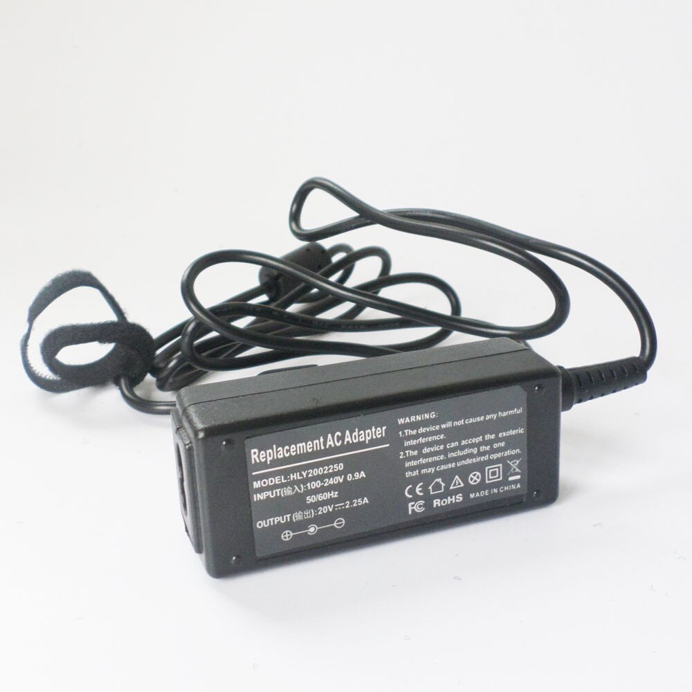 20 V 2.25A adaptateur secteur chargeur pour Lenovo ThinkPad T450 T550 20CKCTO1WW 20BUX10700 Ultrabook pour Thinkpad 11e Chromebook