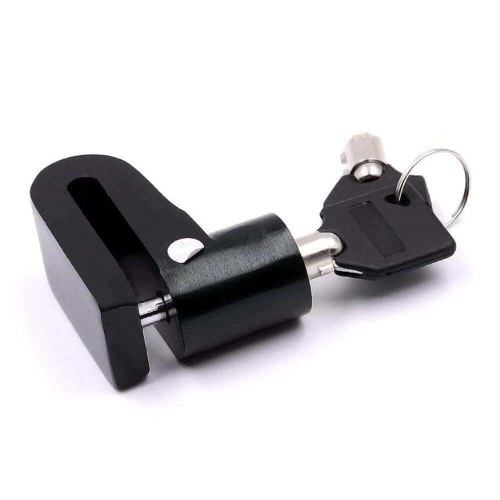 Motorcycle Lock Security Anti Theft Bicycle Motorbike Motorcycle Disc Brake Lock Theft Protection For Scooter: Black