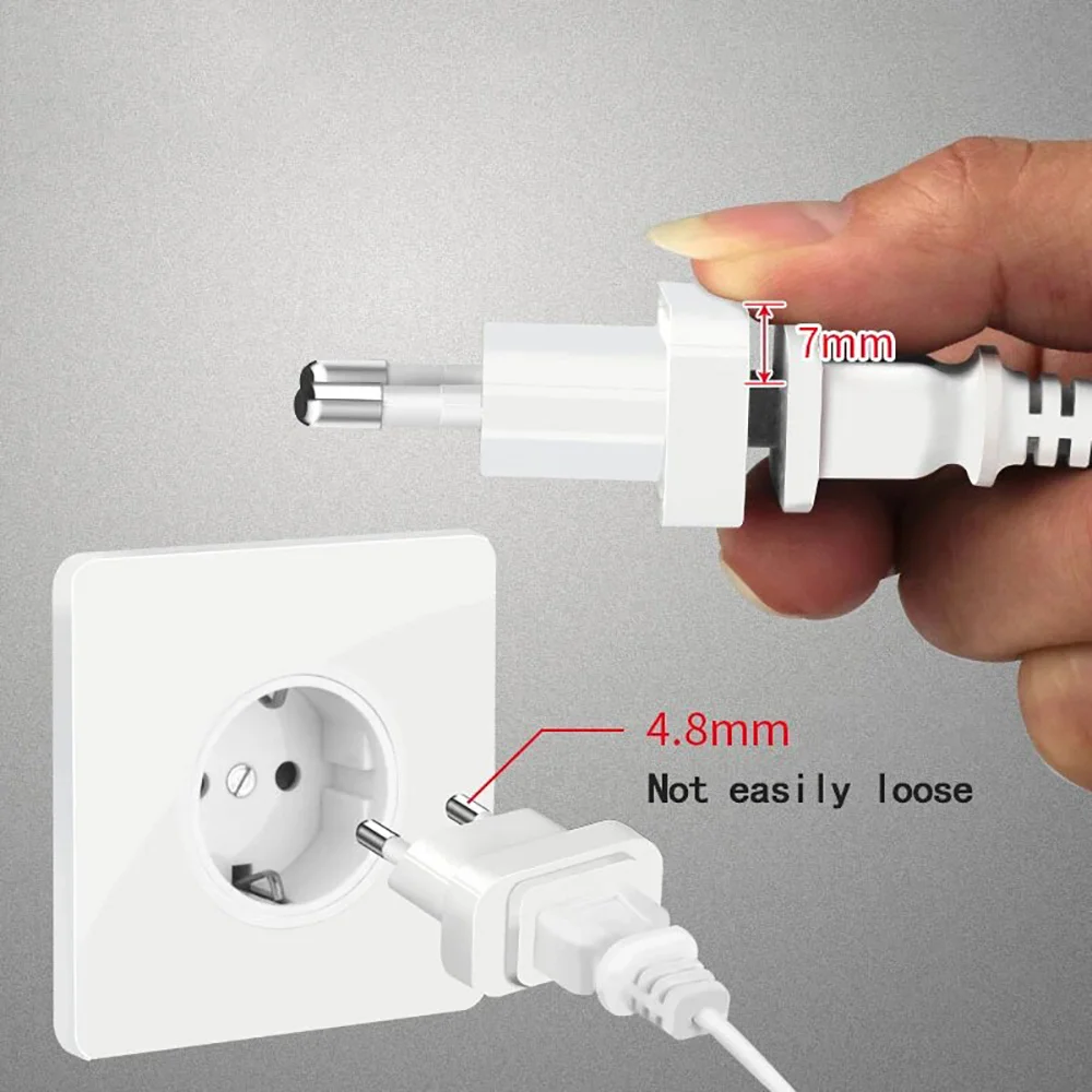 4mm amerikaanse stekker naar eu-stekker reislader stopcontact adapter vs naar europa europese regelgeving oplaadconverter stekker