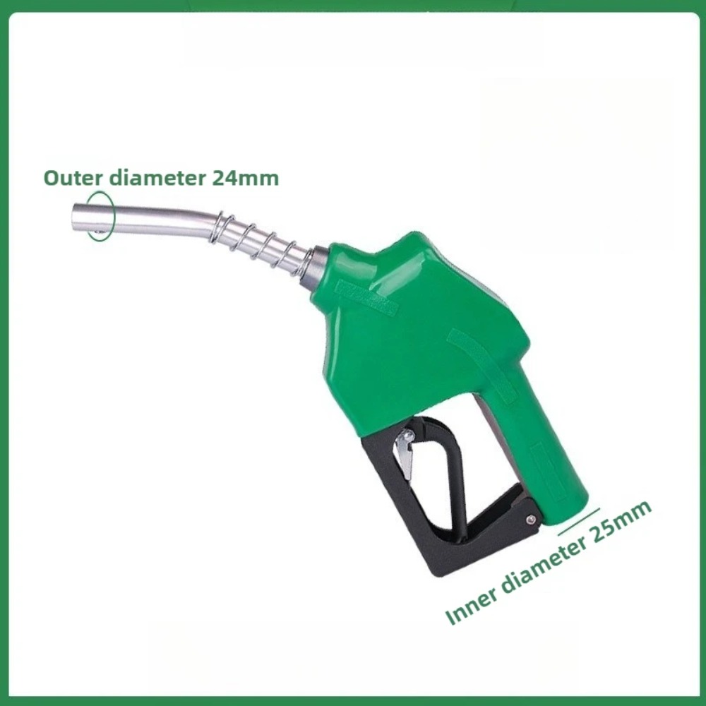 Bico de abastecimento com desligamento automático, bico para gasolina/diesel em liga de alumínio à prova de vazamentos, adequado para abastecimento em postos de gasolina e garagens.