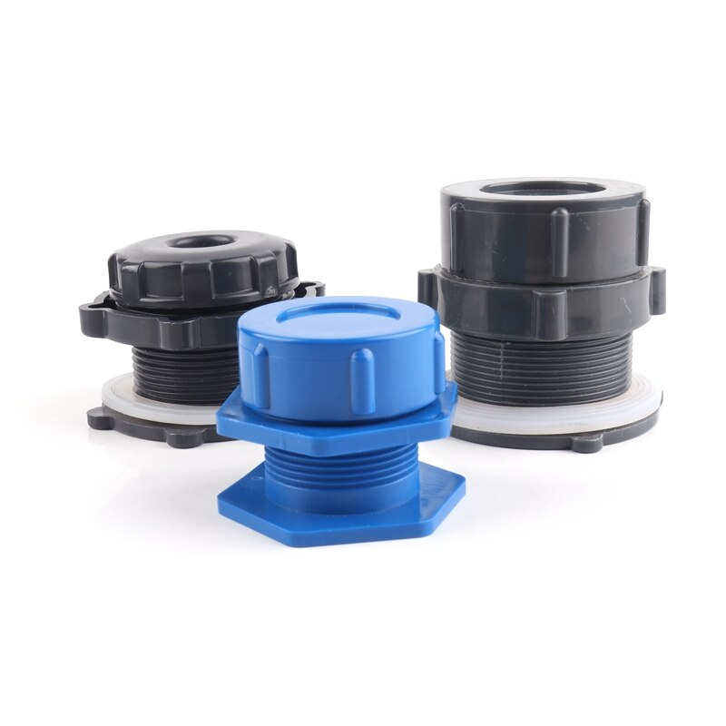 1pcs Aquarium Fish Tank Drain Connector Water Level Plug Drainage Head End Cap Garden Landscape Drainage Joint Adapter