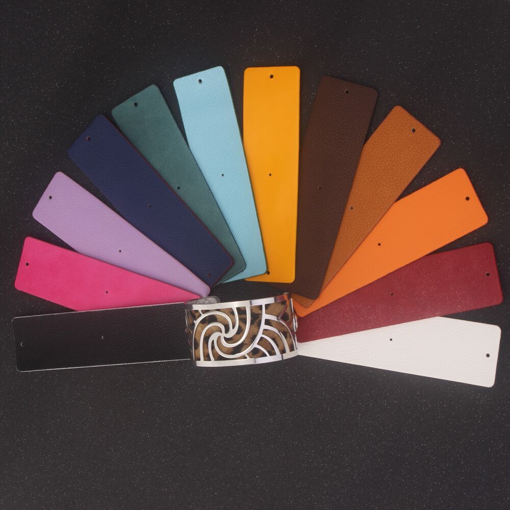 Cremo Stainless Steel 40MM Bracelet &Bangles For Women Interchangeable Leather Bangle Jewelry Bijoux Femme