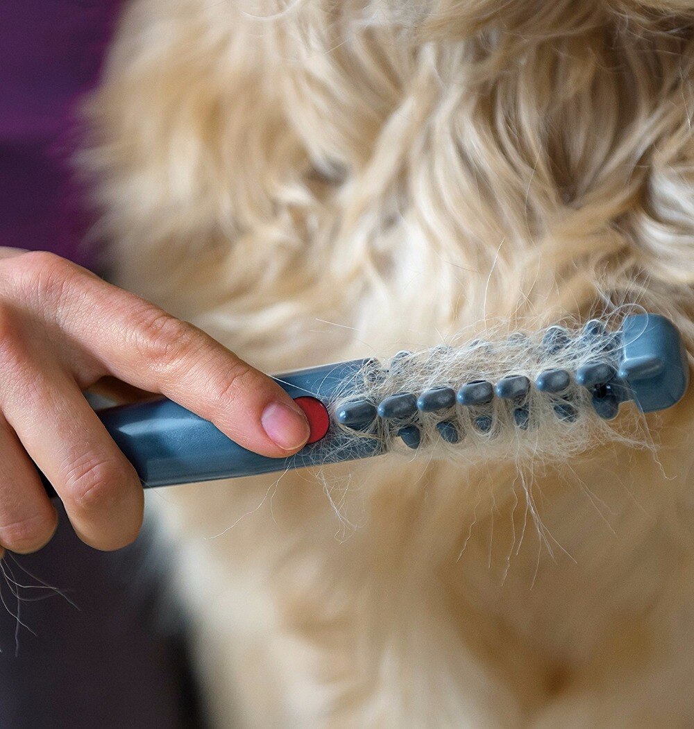 Portable electric pet dog comb cat hair trimmer to remove furmins tangles tools