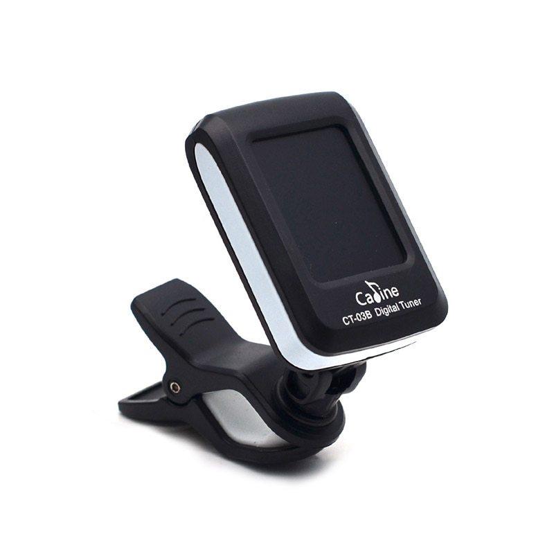 Caline CT-03B Multifunctional Electric Acoustic Guitar Tuner Digital Tuner LCD Clip-On Chromatic Guitar Bass Ukulele Violin