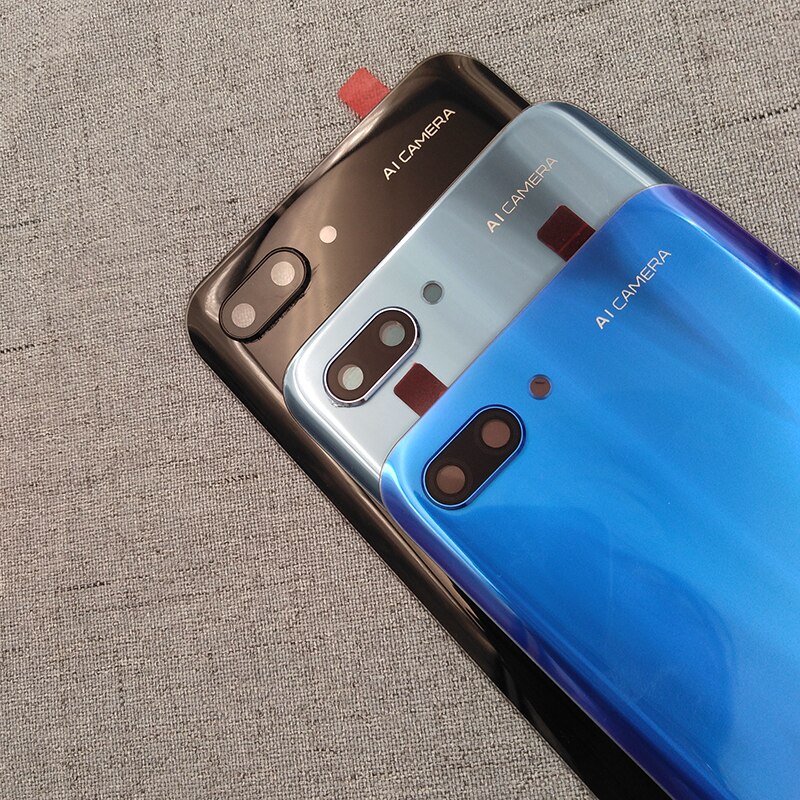 Original Huawei Honor 10 Kol-L29 Zurück Batterie Abdeckung Hinten Tafel Tür Gehäbenutzen fallen Für Honor10 Ersatz Teile Mit Kamera Objektiv
