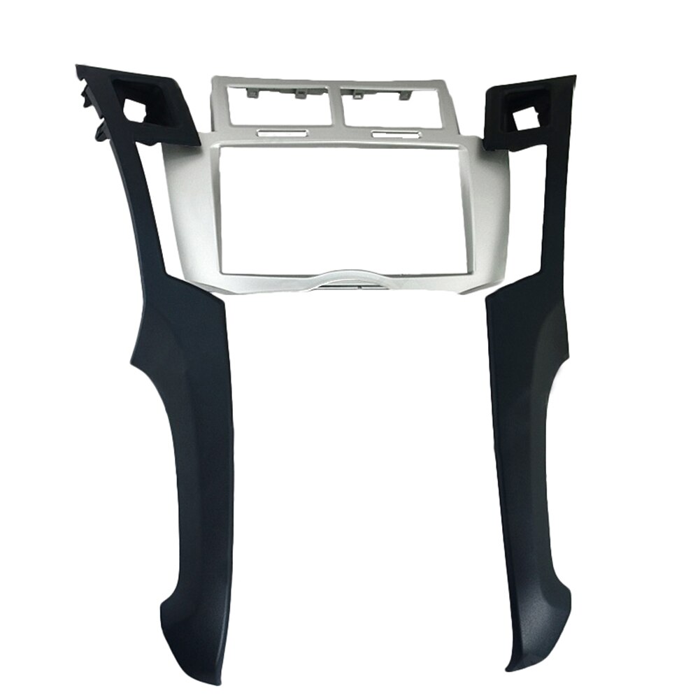BGYZD Façade d'autoradio stéréo 2 DIN pour Toyota Yaris Vitz Platz 2005 2006 2007 2008 2009-2011 avec câble