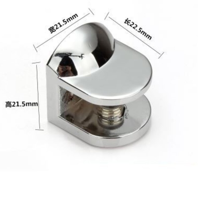small gloss alloy glass clip/clamp, shelf clip,glass laminates Shelf support ,glass thickness:6-8MM Bathroom Hardware