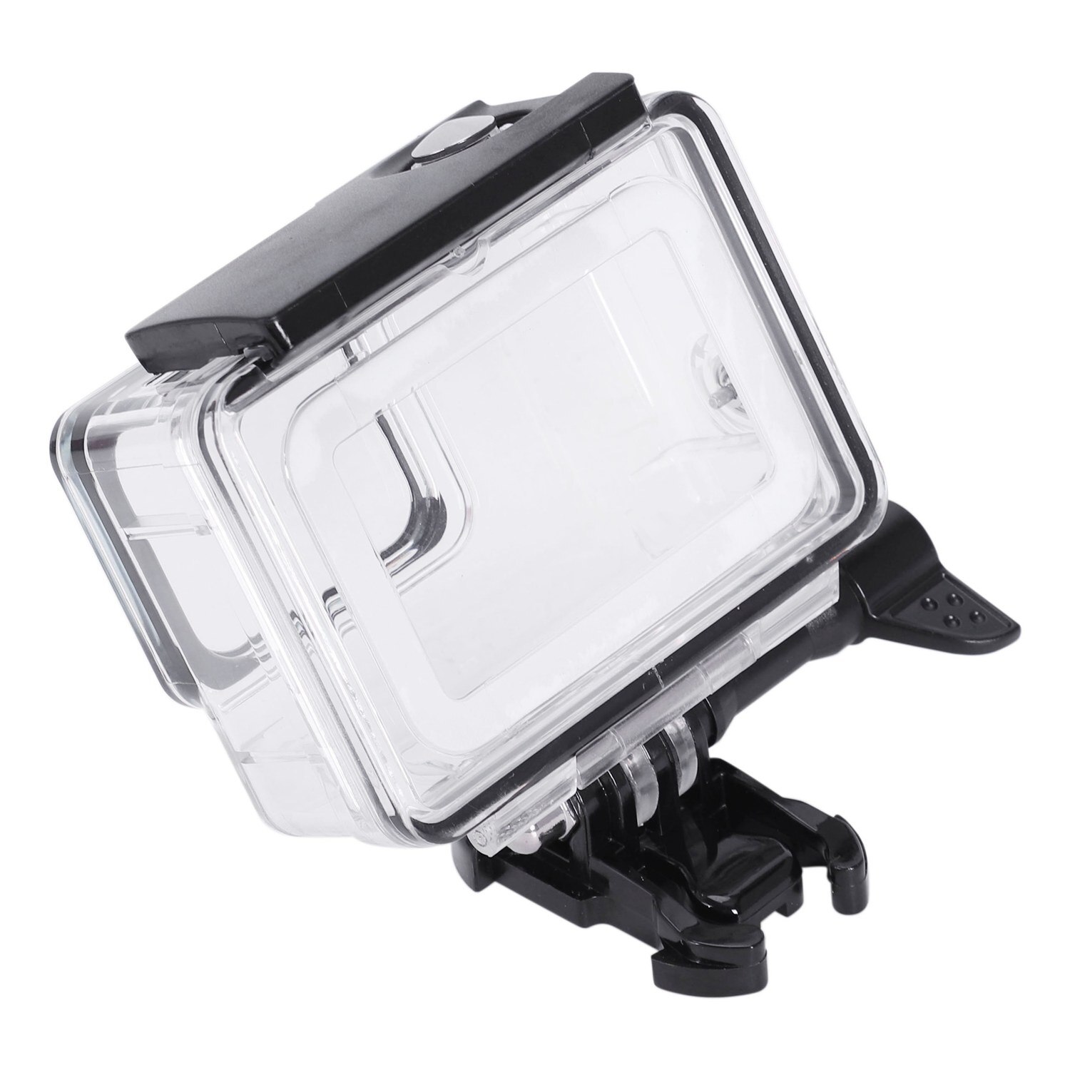 Vandtæt hus til gopro hero 7 hvid og hero 7 sølv, beskyttende 45m undervands dykkeretuier med tilbehør til beslag