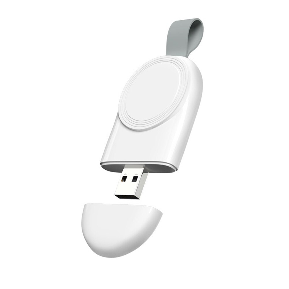 Petit chargeur magnétique ovale pour Apple Watch 6 5 4 3 2 1 SE, pour montre intelligente à Induction, chargeur USB Portable, accessoires intelligents: Default Title