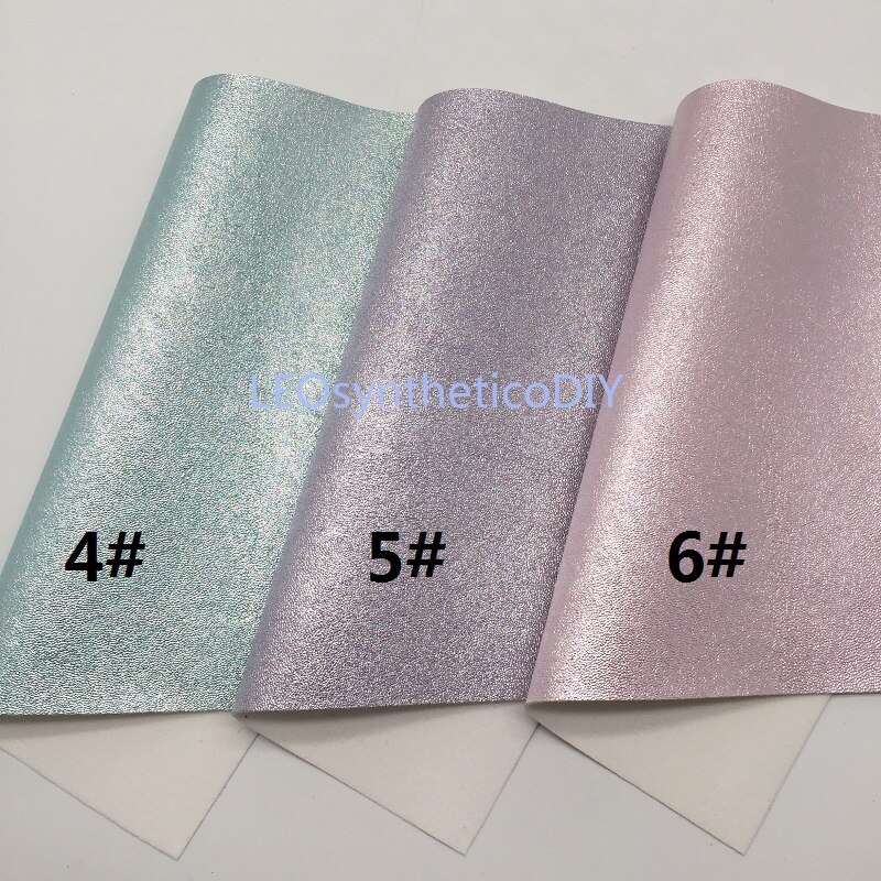 1pc 21 x 29cm pastelfarver kunstlæder stof, syntetisk læder stof læderplader til at lave buer leosyntetisk  t347a