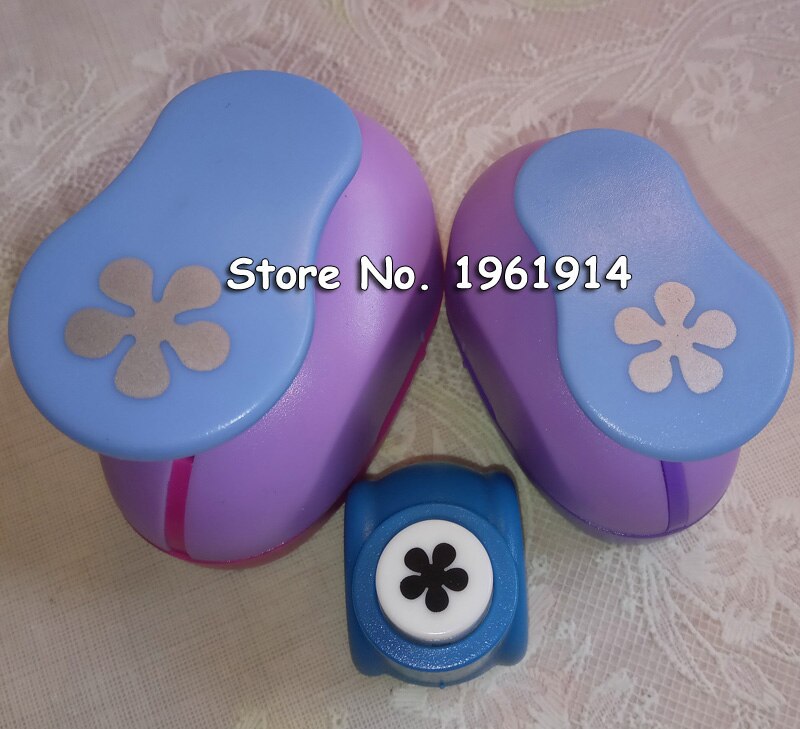 3PCS Flower Petal Shaped craft punch set School Scrapbook DIY Paper Cutter EVA foam Flowers Hole Punches