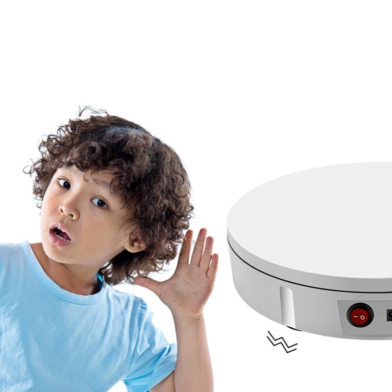 -Adjustable 360 Degree Round Rotating Turntable Display Stand Photography Accessories Studio Photo Backdrop