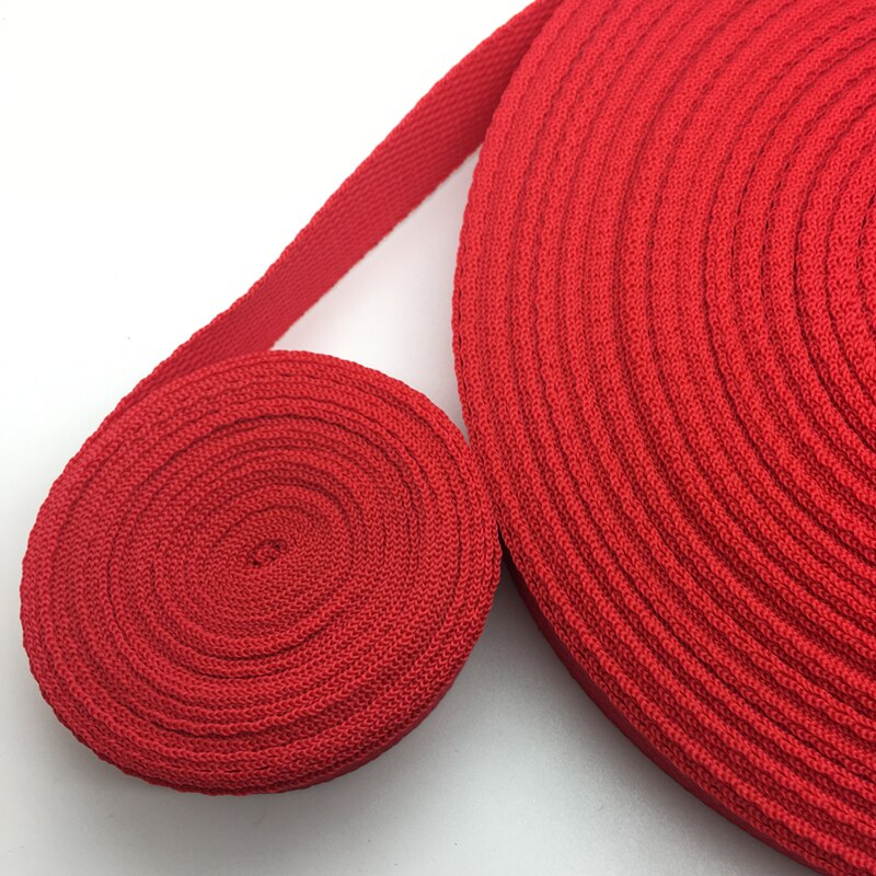 10 yards 30mm breda band nylonband ryggsäcksband säkerhetsbälte plocka färg: Röd