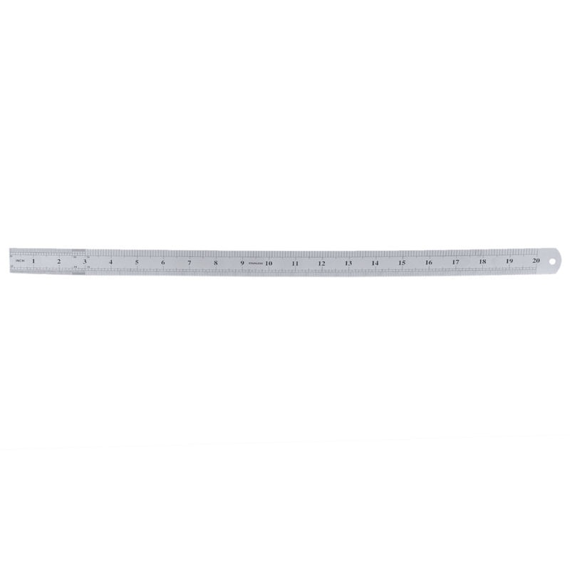 Groove Right Stainless Steel Metric Ruler 50 cm Stainless Metric Ruler