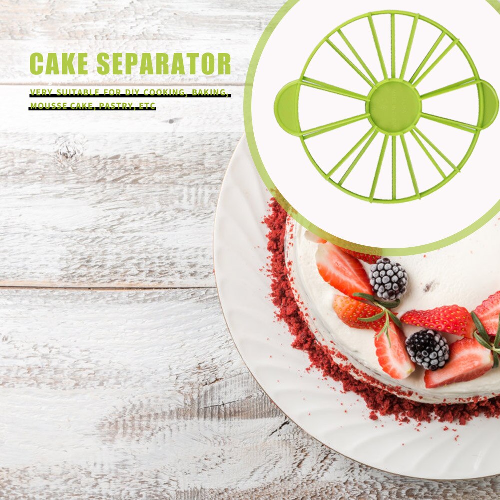 10/12 Slices Cake Equal Portion Cutter Round Bread Cake Mousse Divider Slice Marker Baking Tool Birthday Party Accessories Kitch