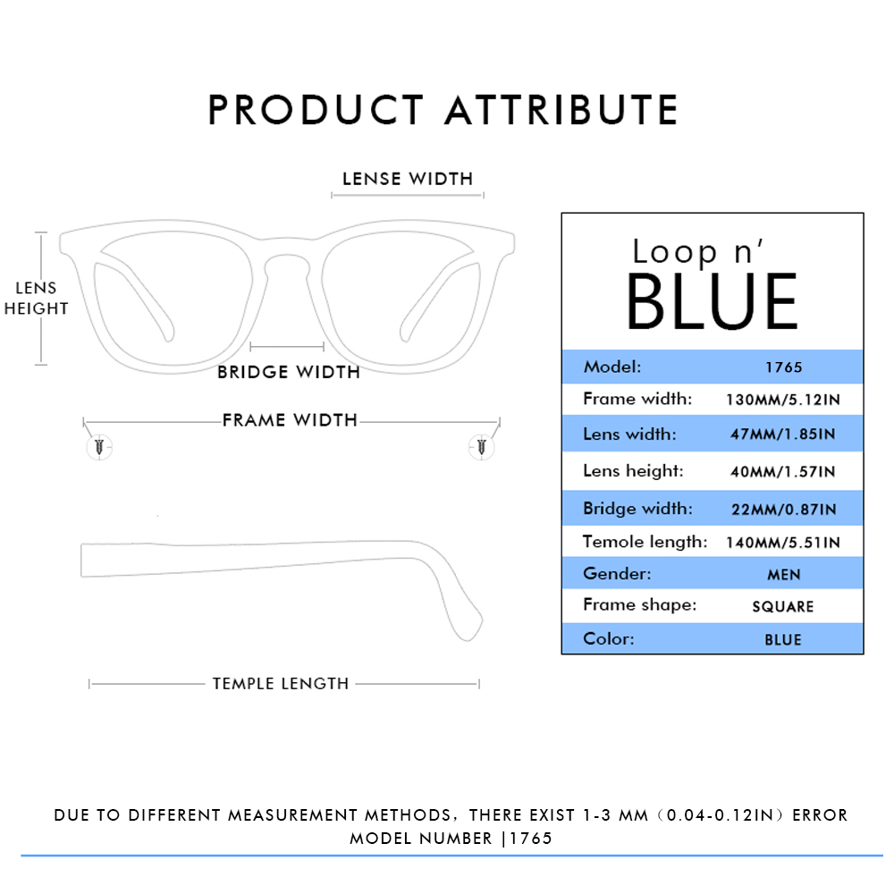 LOOP'N BLUE Precision reading glasses Retro Style Round reading glasses Men women reading glasses Anti-blue light