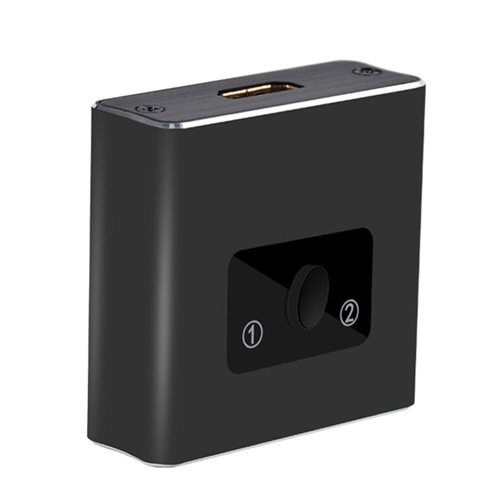 4K 3D Switch Aluminium Alloy 1 Input 2 Output Home Laptop Plug And Play High Speed DVD HDTV Office Portable 1080P