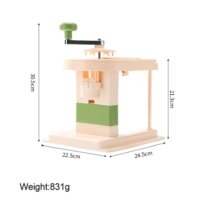 Trituradora de repollo, pelador de verduras, manivela manual, ralladores multifuncionales de boca ancha para ensalada de frutas, herramientas de procesamiento de alimentos de cocina