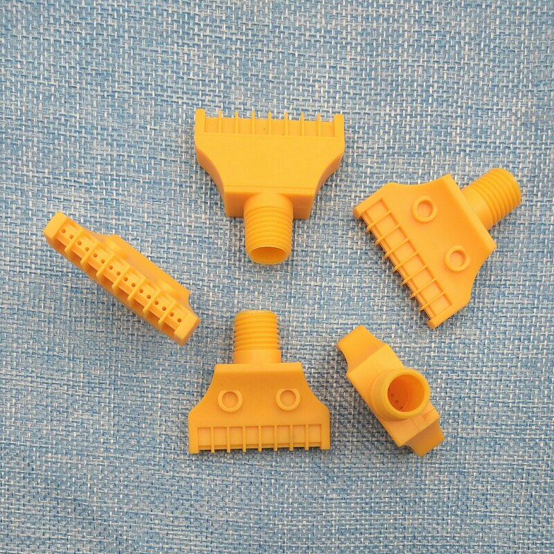 Abs windjet sproeikop, mini luchtmes sproeikop , 1/4 " windjet , 16 gaten perslucht sproeikop, kunststof waternevel sproeikop