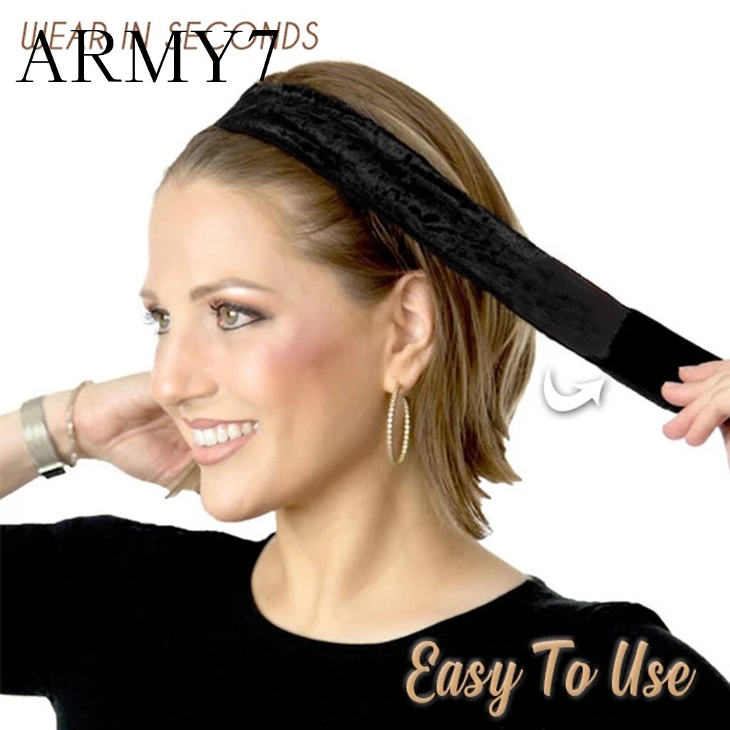 Elastische Pruik Hoofdband Multifunctionele Antislip Hoofd Wrap Met Fluwelen Pruik Haarband Vaste Anti-Slip haar Houder Thuis Slaap Hoofddeksels