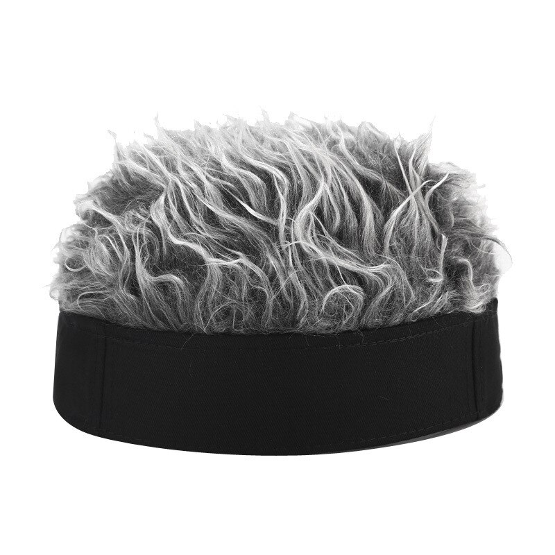 2020 Cappelli di Inverno Degli Uomini Del Cappello Della Novità Del Beanie Cappello Divertente Breve Parrucca Della Protezione di Inverno Casual Cap: 02