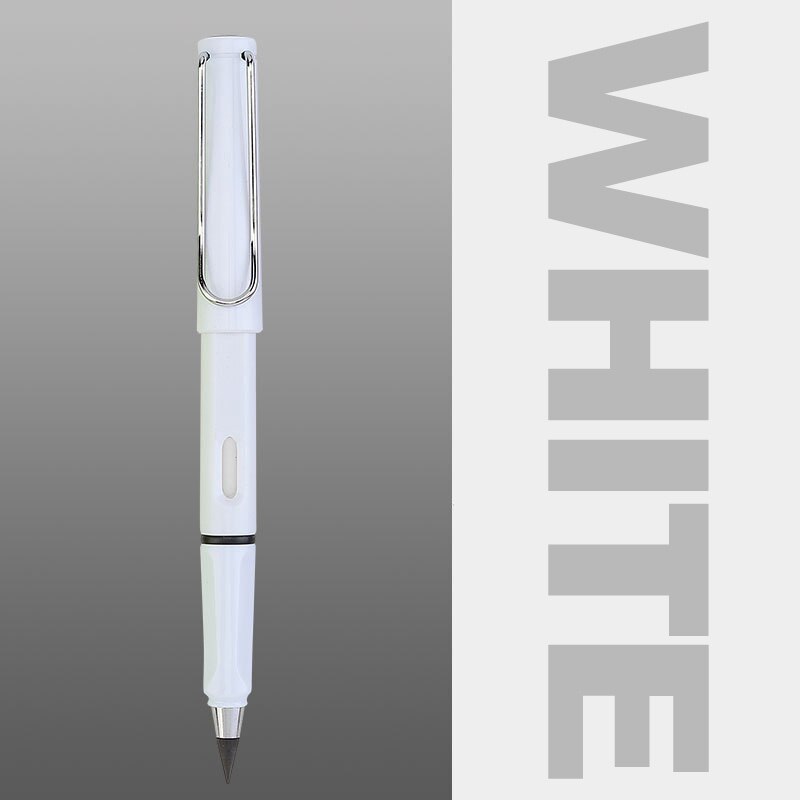 Technology No Ink Pen Unlimited Writing Pencils No Cutting Students Magic Pencils For Writing Art Sketch Painting Tools: White