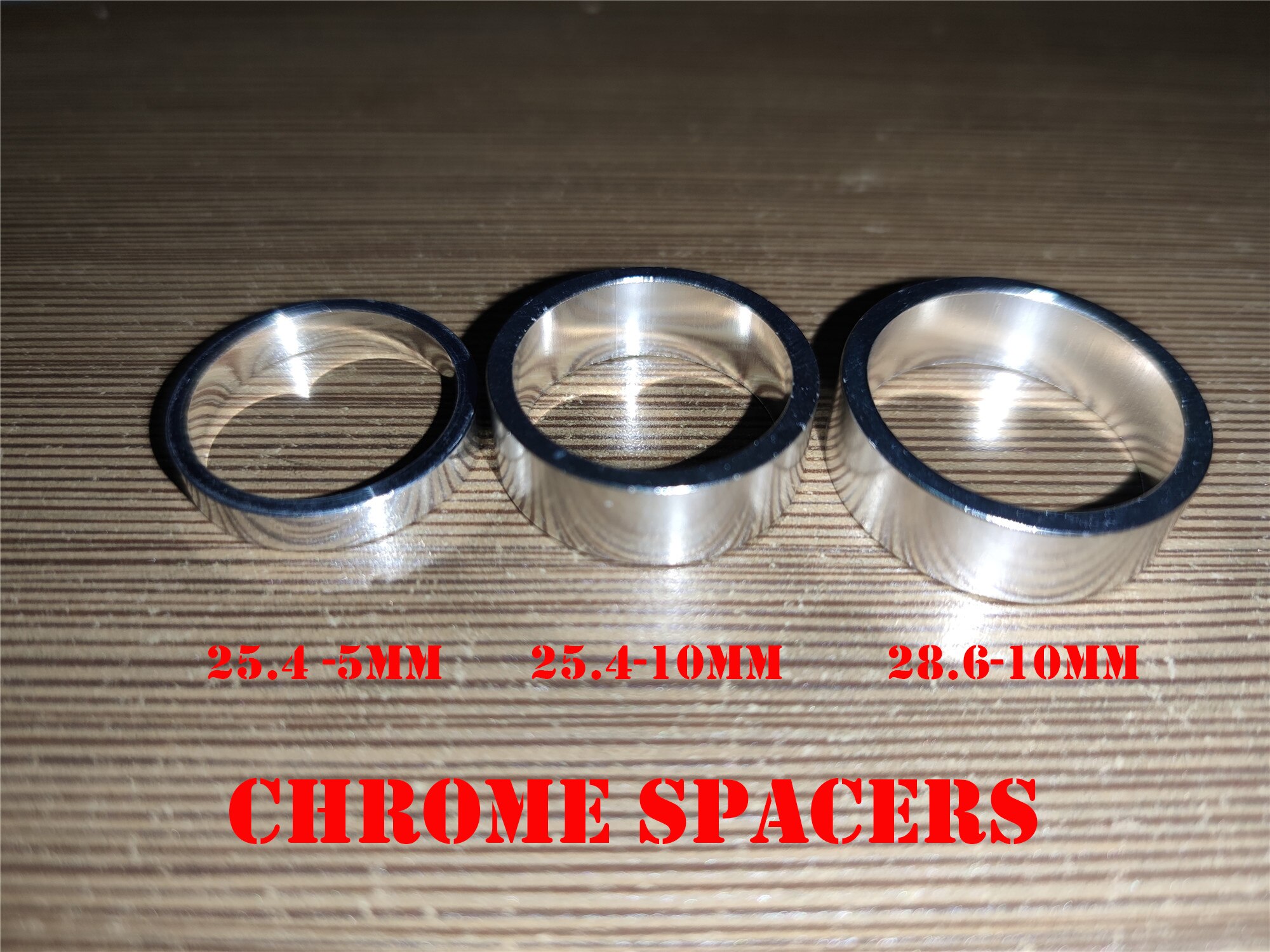 Headset Spacer 25.4mm Threadless 1" Fork Stem Head Tube 5mm Washer O Ring Headset Spacers Bike Accessories Bike Fixtures Parts