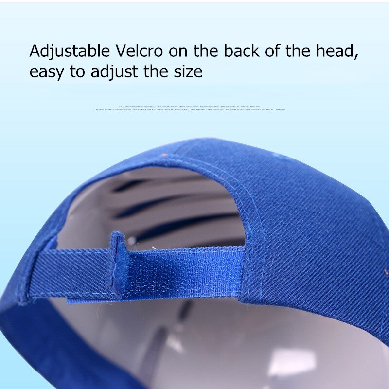 Safety Helmet Work Man Baseball Cap PP Plastic Inner Shell Durable Lightweight Anti-Smashing Protective Outdoor Breathable Hat