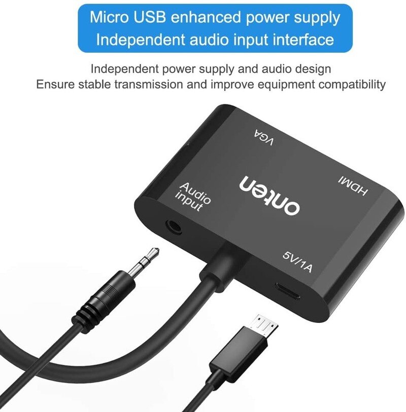 Renkforce RF-4531578 HDMI-kabel HDMI / VGA Adapterkabel HDMI-A