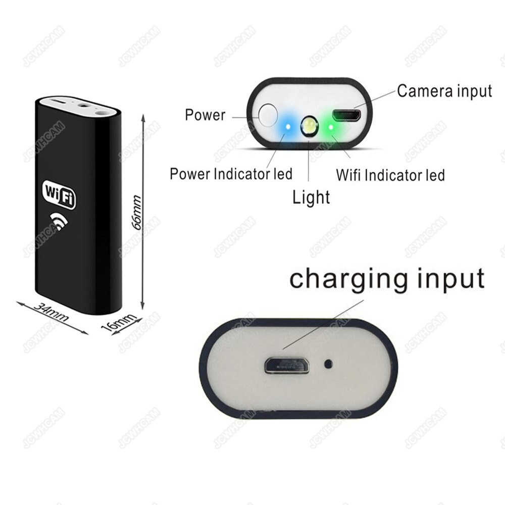 Le plus sans fil 720 P Mini Endoscope caméra HD étanche serpent endoscopie d'inspection pour Iphone Android IOS PC tablette