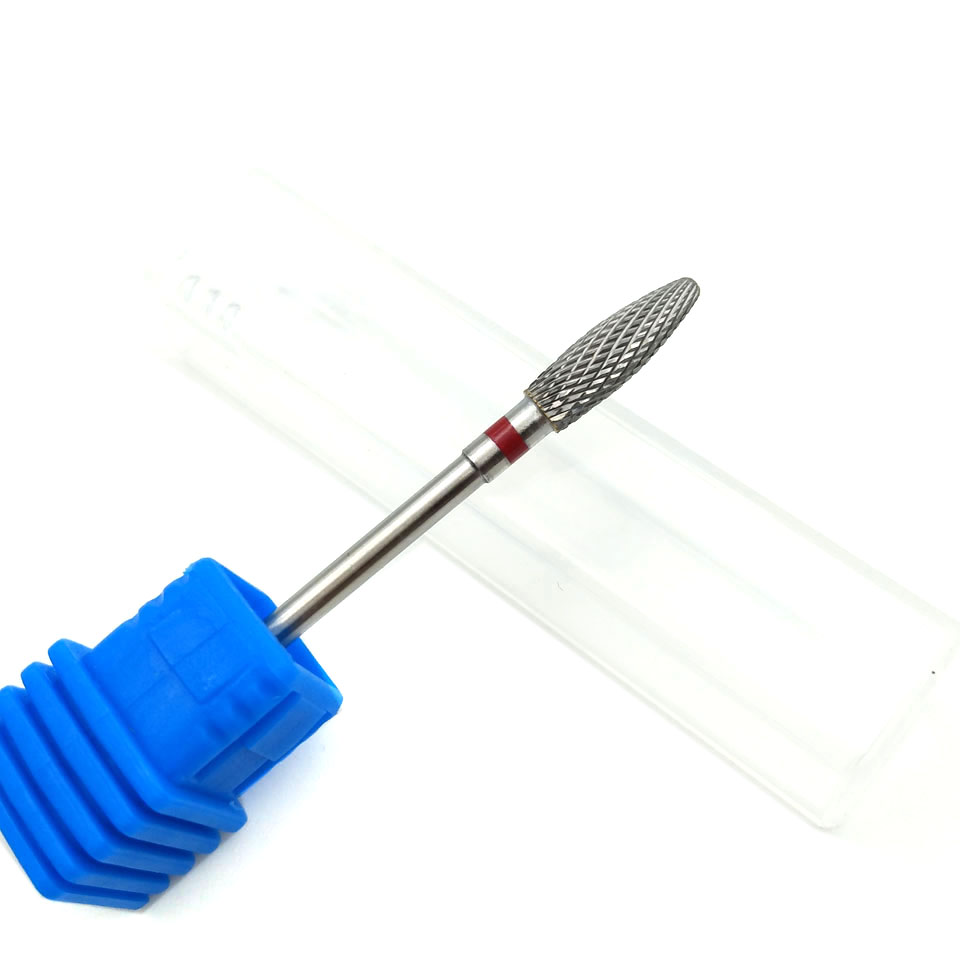 HYTOOS frezy robić paznokci z węglikiem wolframu 3/32 "obrotowy rzep frez manicure narzędzia robić Pedicure paznokci wiertła Akcesoria-H0413P