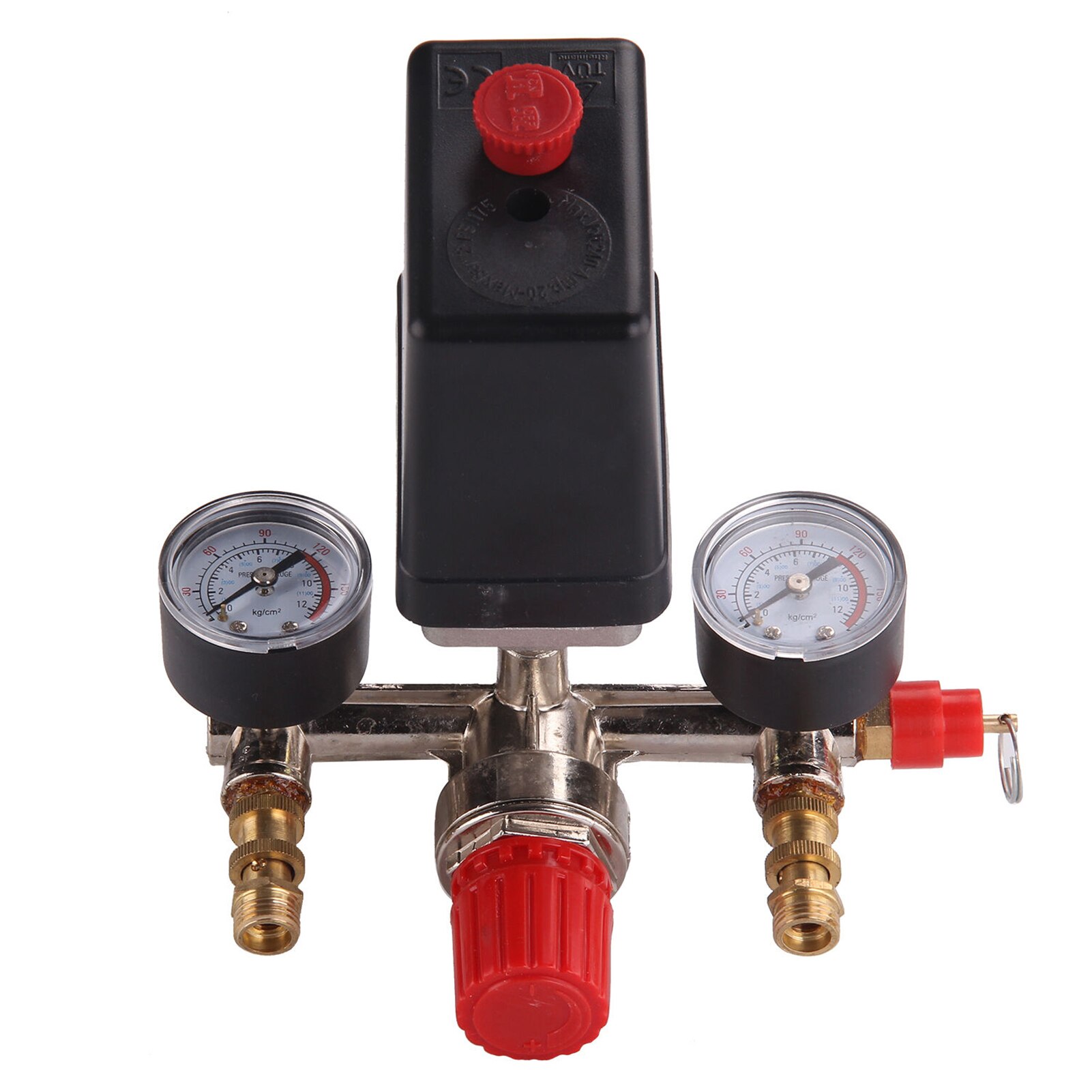 230V Pressure Switch Air Valve Intake Manifold Compressor Control Regulator Gauge Set Pressure Switch Air Valve