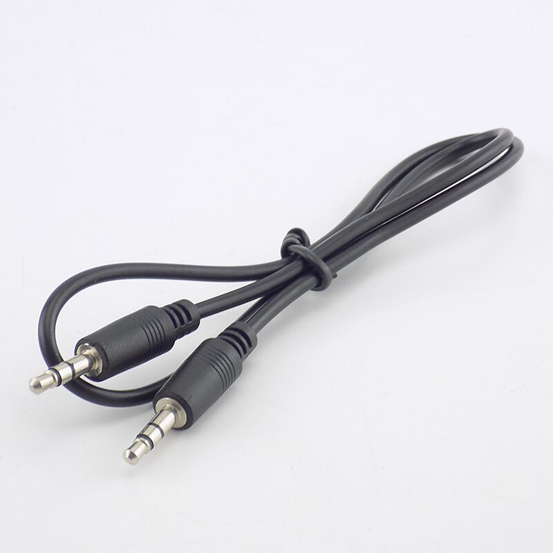3.5mm Stereo Male to Male Plug Connector Adapter Cables Audio Aux Extension Cable Cord Conversion Line For TV Computer