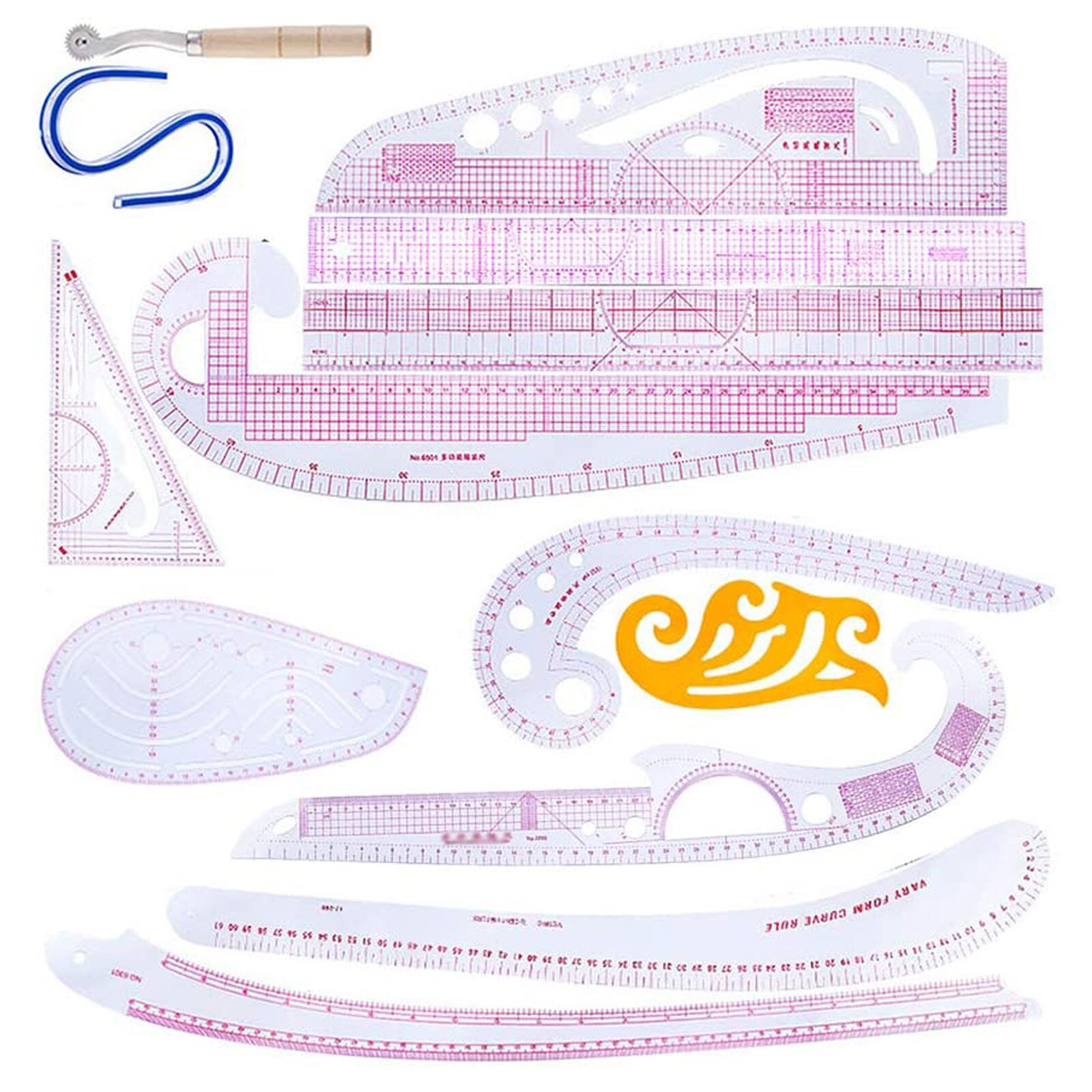 4# Diy Clothing Sample Tailor Straight Ruler Manuf... – Grandado