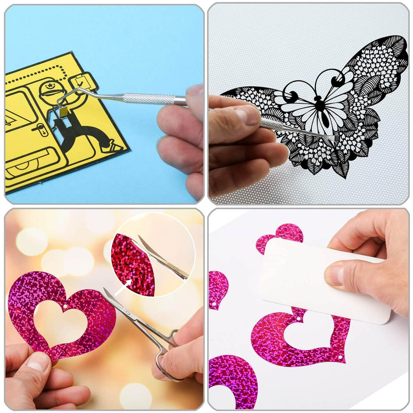 Craft Vinyl Tools Set With Paper Cutter Paper Cutter For Cutting Vinyl Outlines Emboss Letters