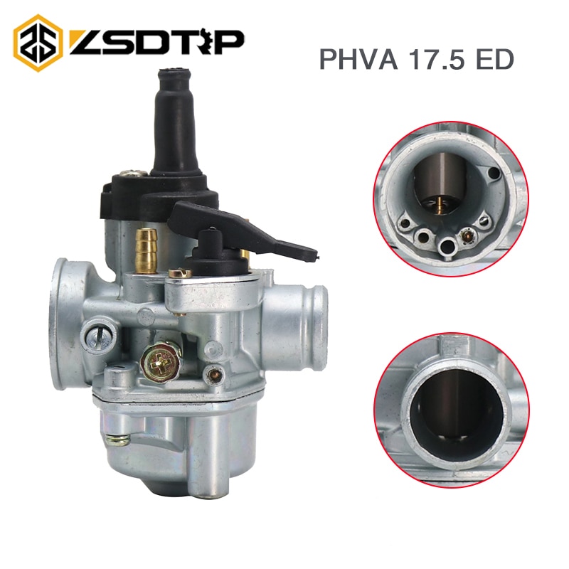 ZSDTRP 1PC 17.5mm PHVA 17.5 ED R1407 Motorcycle Carburetor Carb For Derbi Senda Gilera Bultaco EBE EBS 2T 50cc-125cc Motorbike