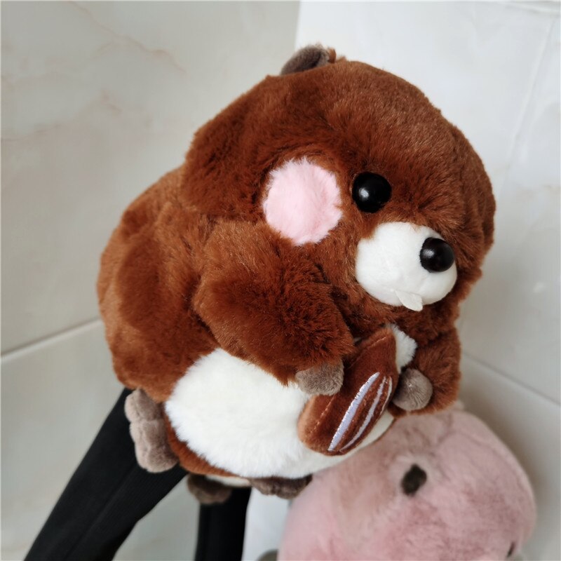 Groundhog Driver Head Cover Plush Golf 460cc Wood Headcover 4 Colors Golf Club Accessory For Man Women: brown