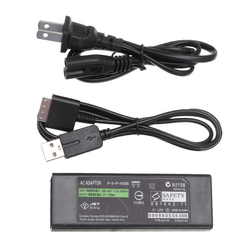 Voor Sony Playstation Psp Go Host Lader 5V Thuis Wall Charger Voeding Ac Adapter Draagbare Met Oplaadkabel cord Us Plug