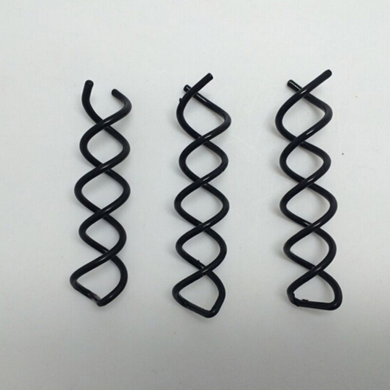 5Pcs Spiral Spin Screw Pin Hair Clips Hairpin Twist Barrette Bridal Hair Accessories Plate Made Tool Black Color Makeup Tool Kit