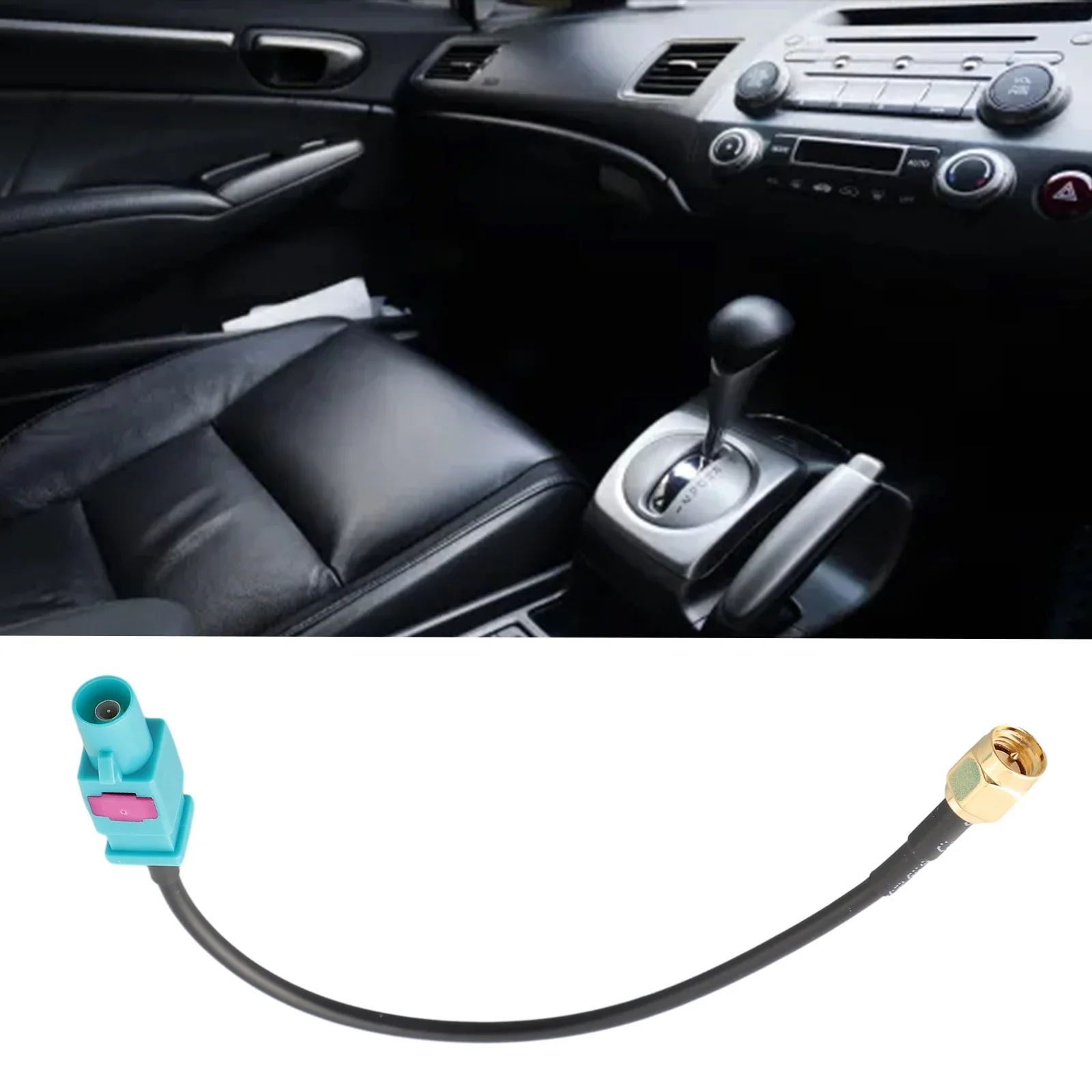 Câble adaptateur d'antenne Fakra-Z mâle vers SMA mâle pour GSM GPS DAB, pièces de rechange universelles pour voiture, accessoires de voiture, matelassé de hauteur