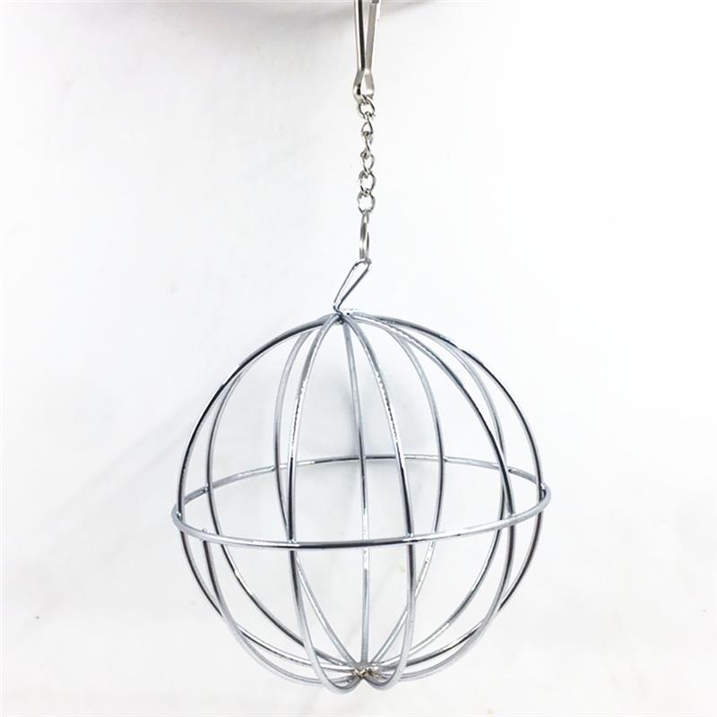 Lemonbest 1 st Portable Sphere Rvs Feed Dispenser Opknoping Bal Hamster Speelgoed